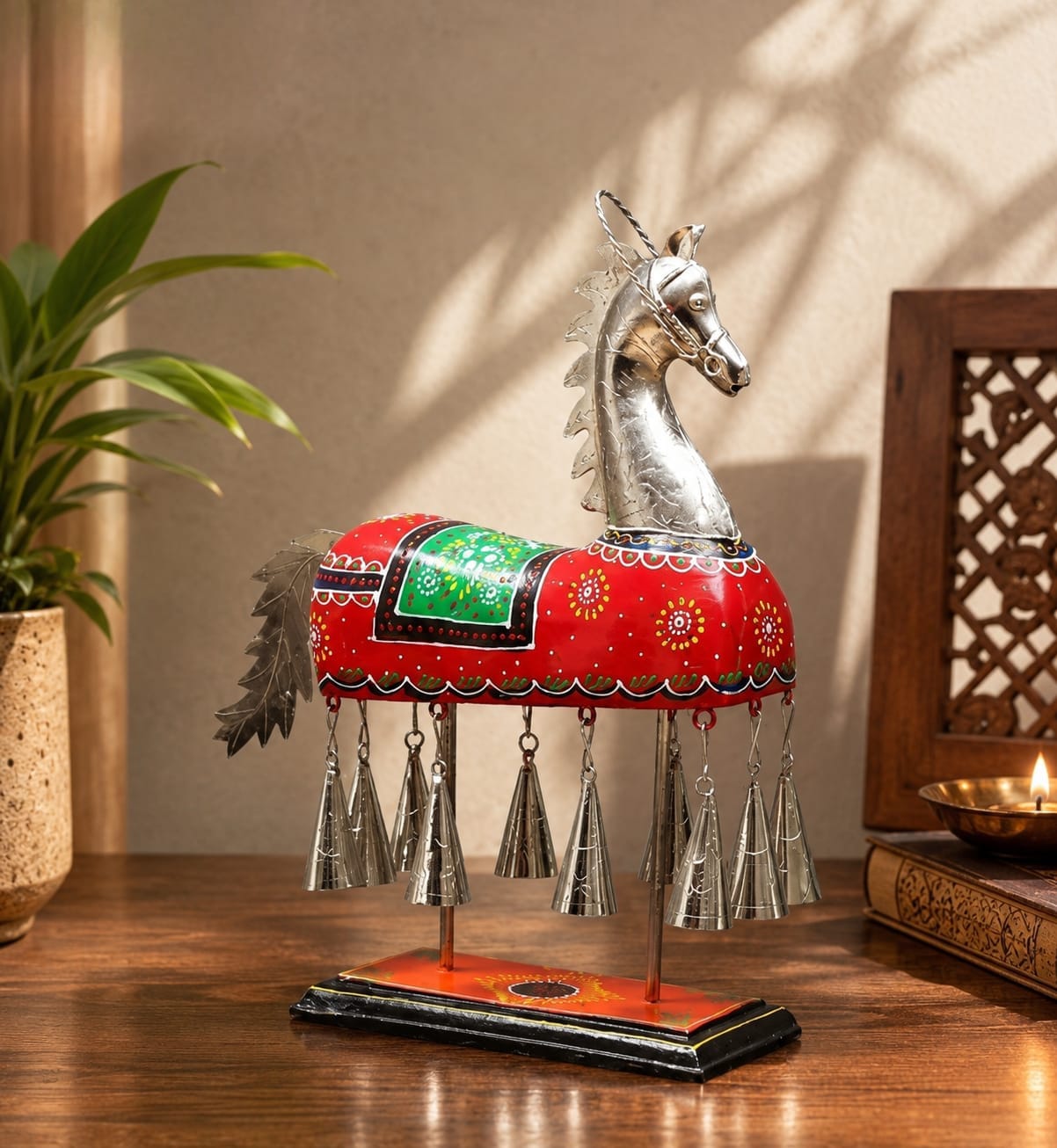 JODHPUR CRAFTS Hand Painted Horse-SKU-SR1004