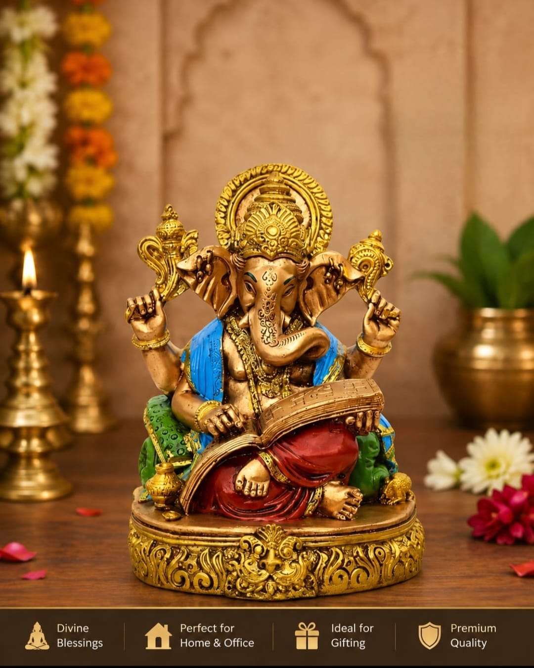 Big Size Ganpati Idol-SKU-SR1005